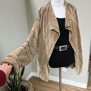 Marcia Hammond flap sweater jacket SZ M-L